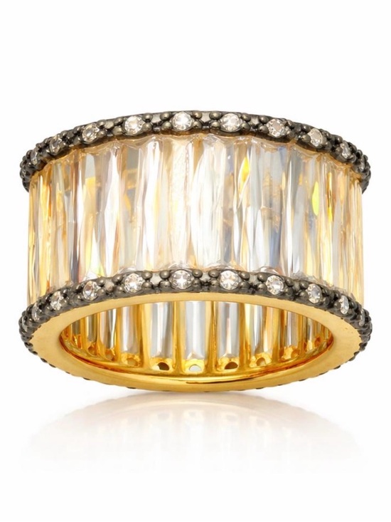 Freida Rothman Jewelry - Freida Rothman City Lights Baguette Cigar Band Size 6